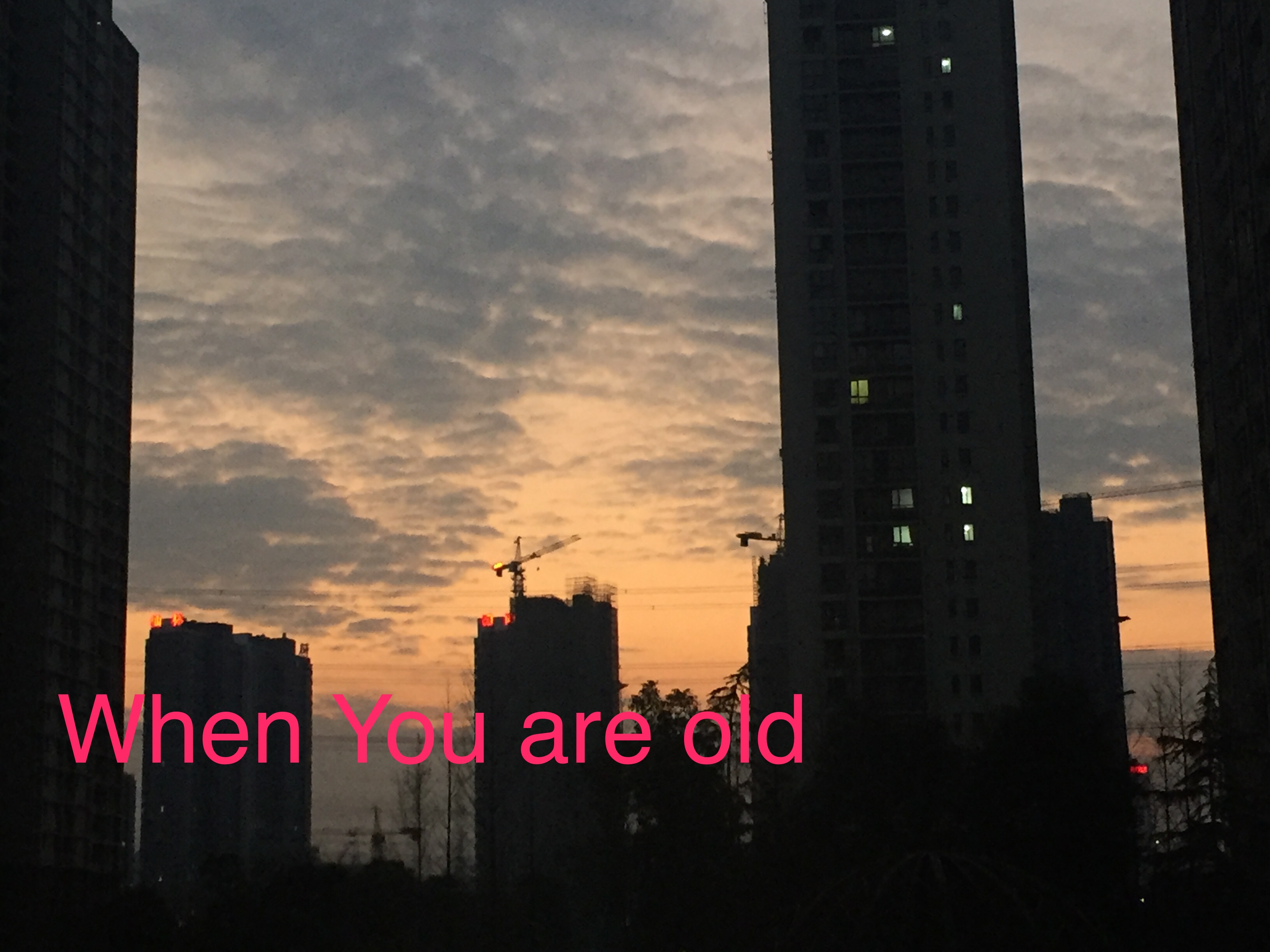 When You Are Old