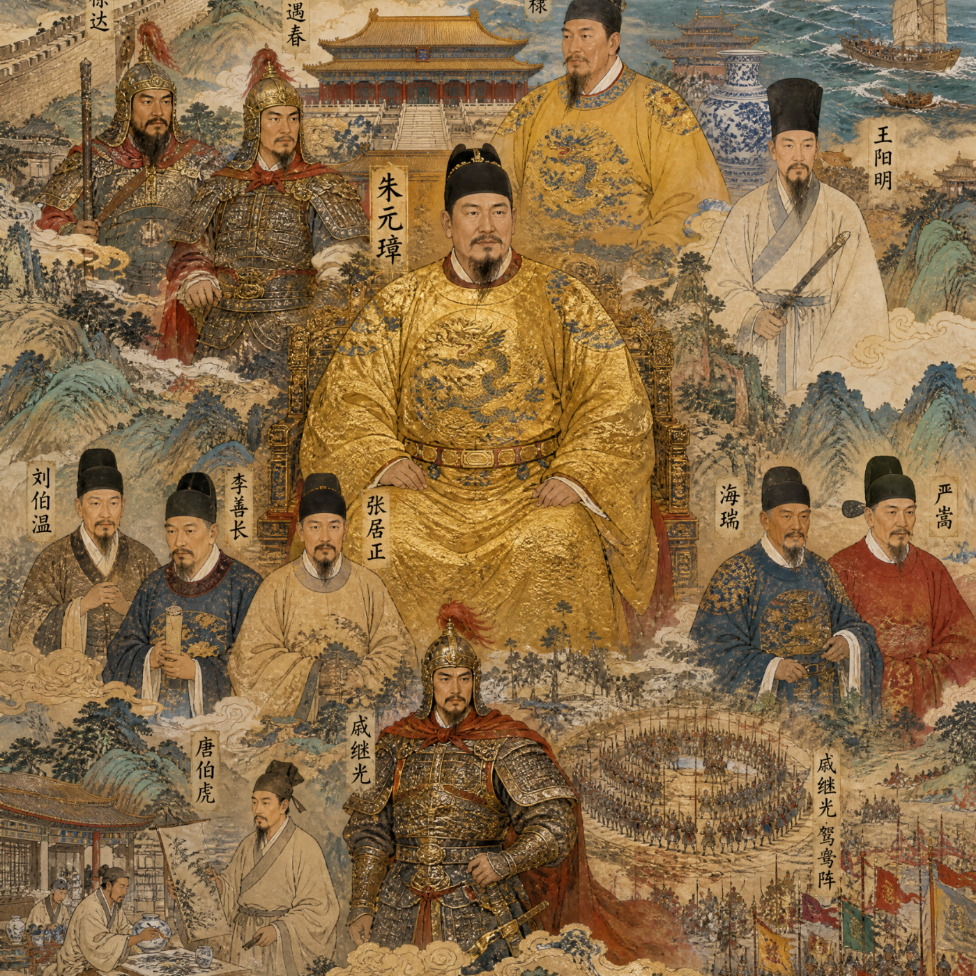 大明群英传：15位明朝功勋人物传记