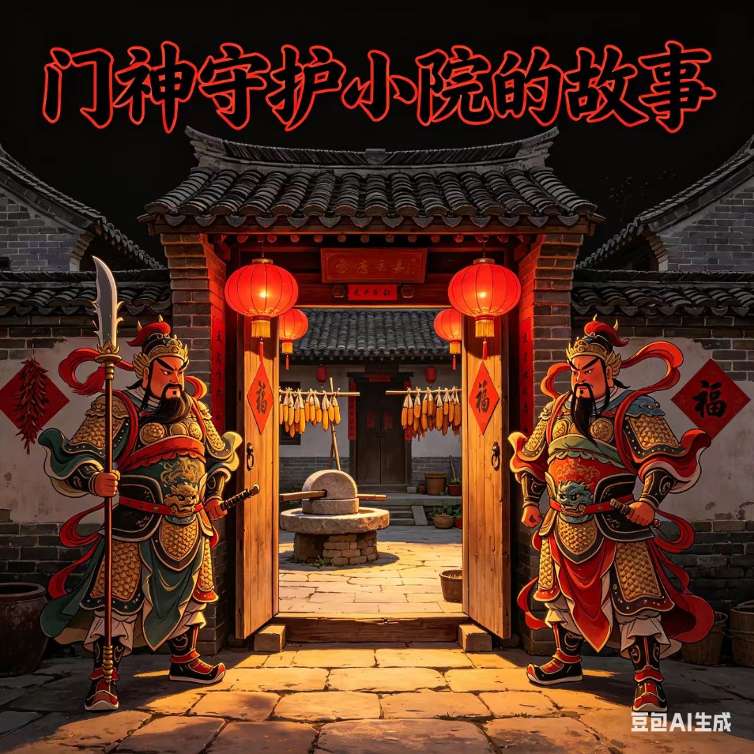 门神守护小院