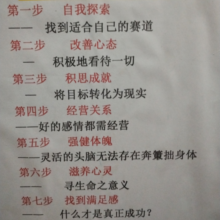 职业生涯规画