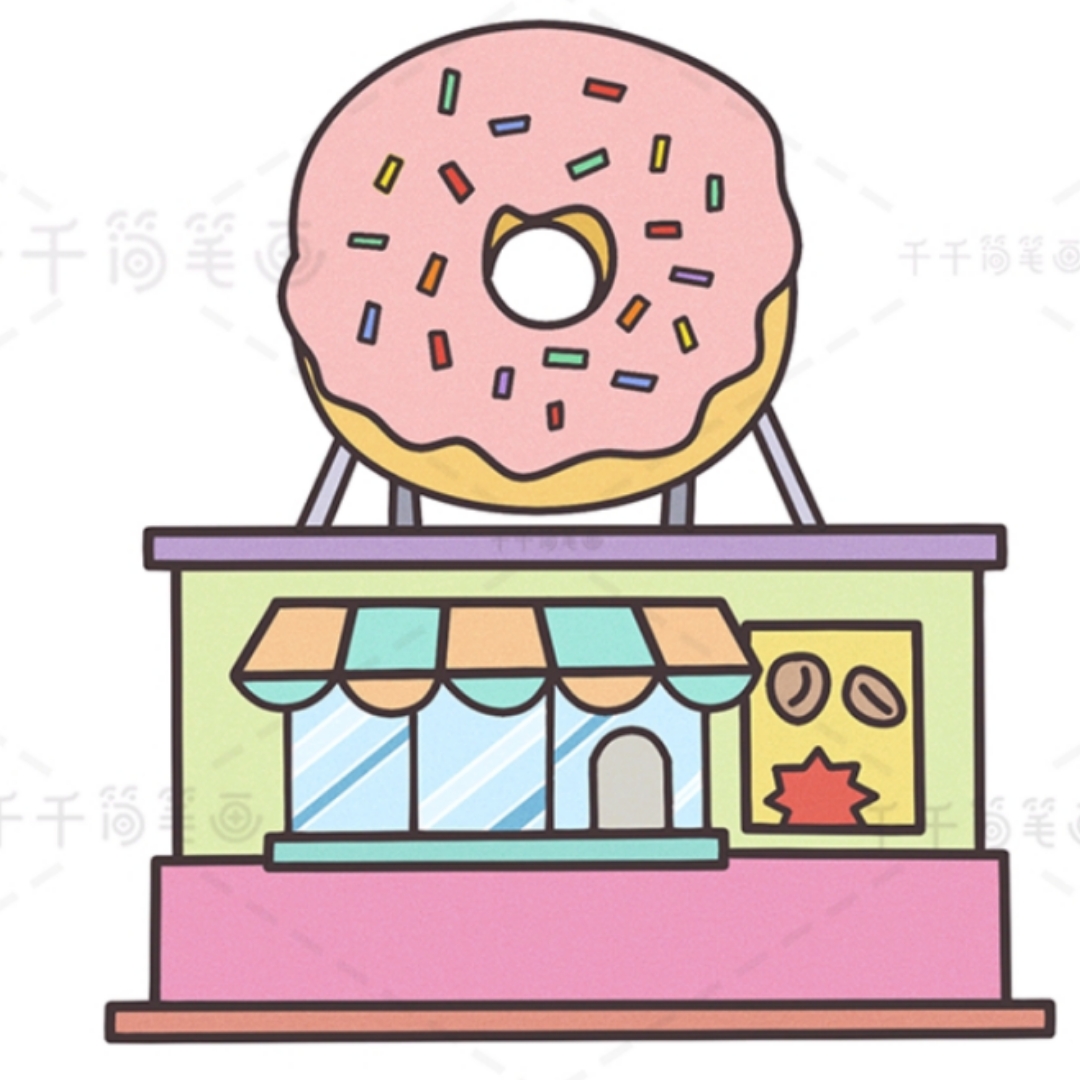 彩虹甜品店