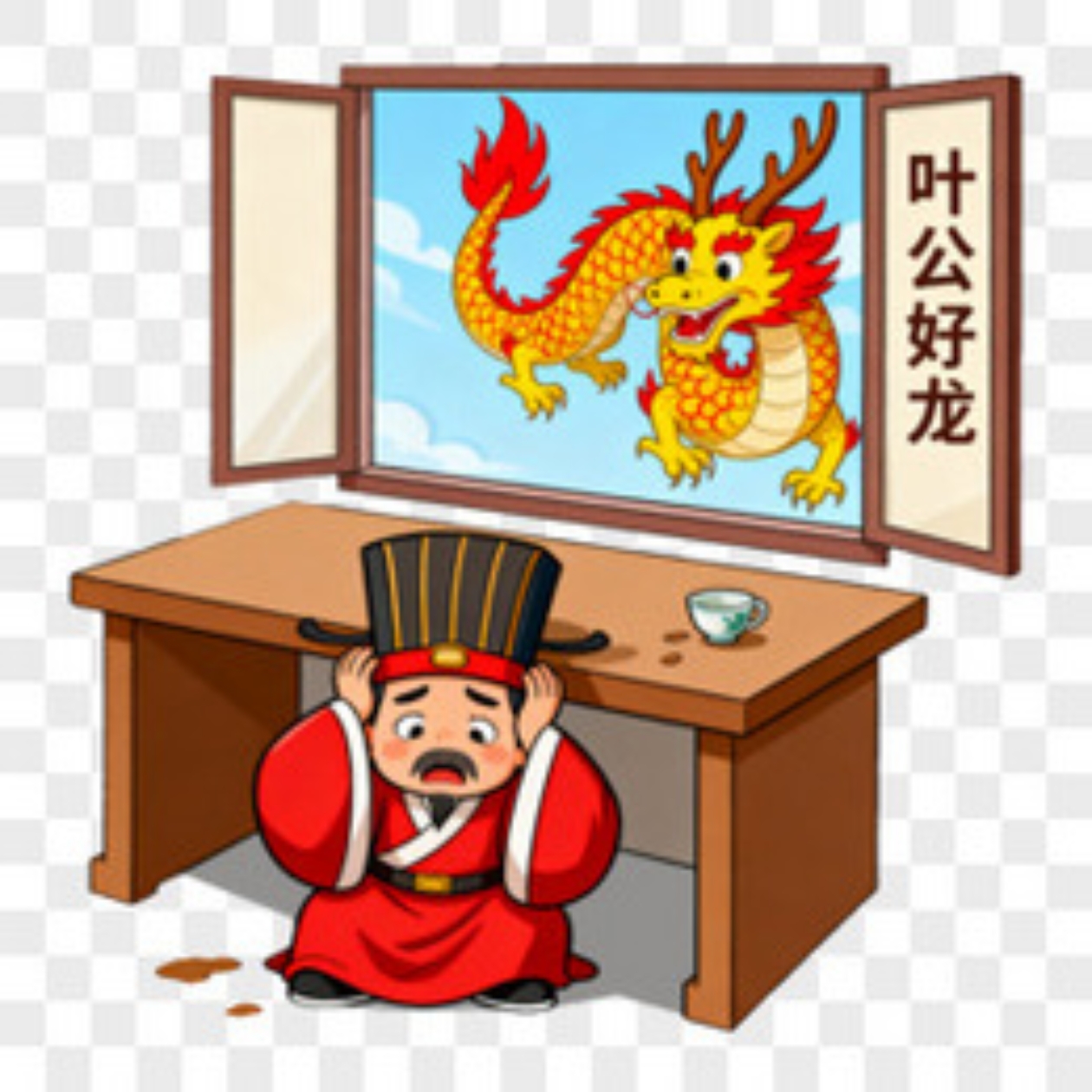 叶公好龙