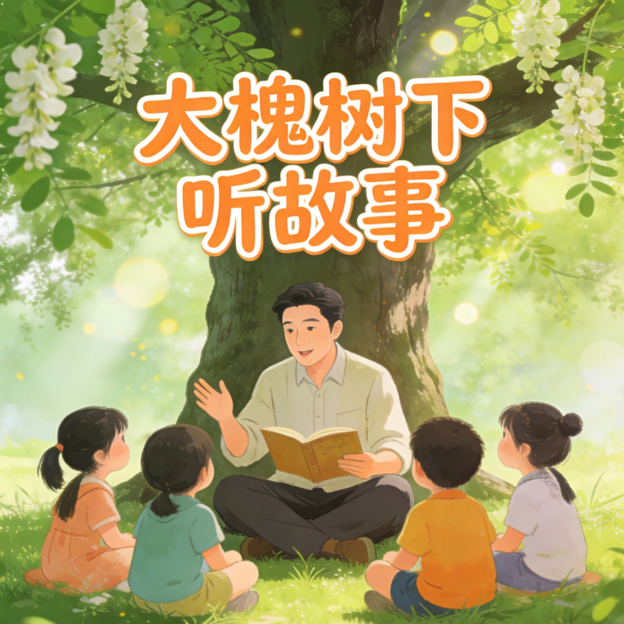 大槐树下听故事