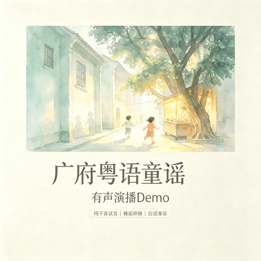 广府粤语童谣｜有声演播Demo